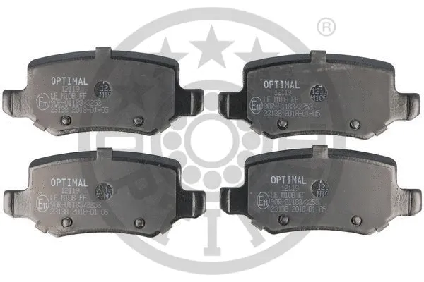 Brake Pad Set, disc brake (BP-12119)