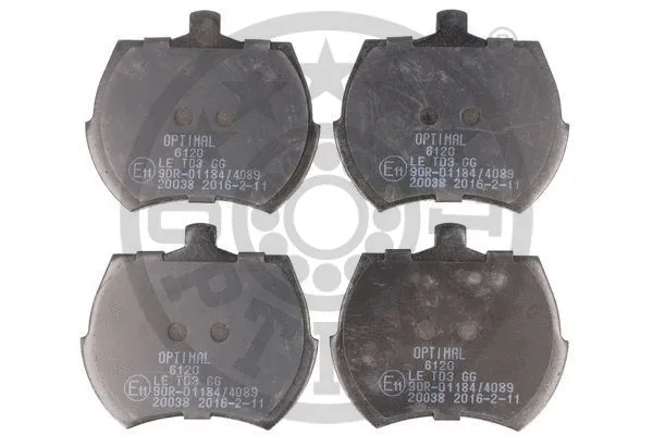 Brake Pad Set, disc brake (6120)