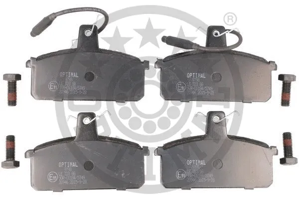 Brake Pad Set, disc brake (9798)