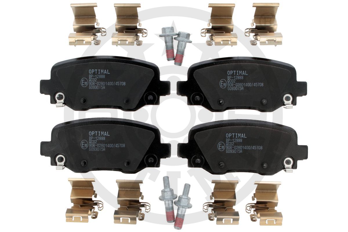 Brake Pad Set, disc brake (BP-12888)