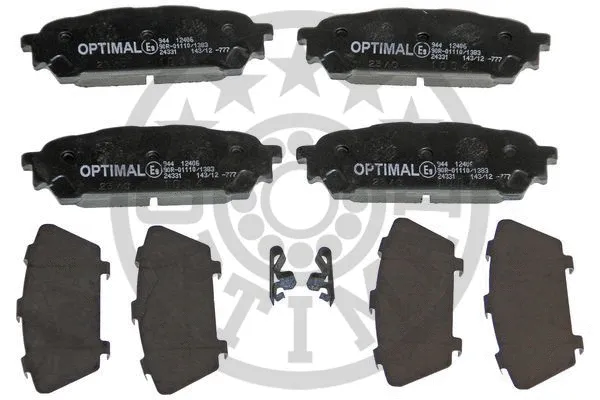 Brake Pad Set, disc brake (BP-12406)
