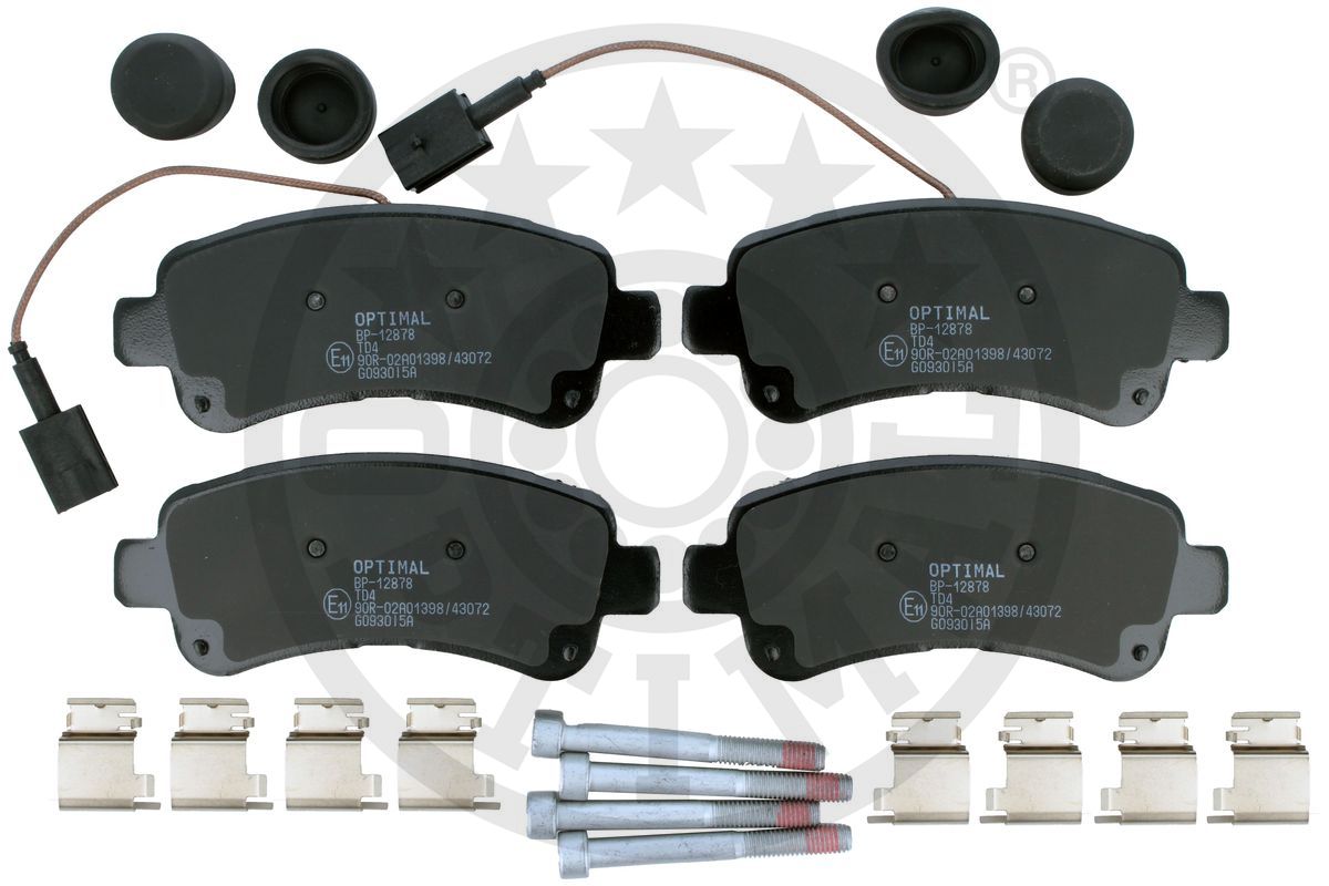 Brake Pad Set, disc brake (BP-12878)