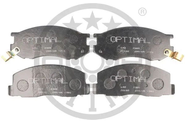 Brake Pad Set, disc brake (BP-09385)