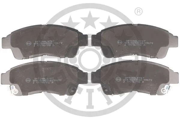 Brake Pad Set, disc brake (9787)
