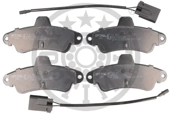 Brake Pad Set, disc brake (9840)