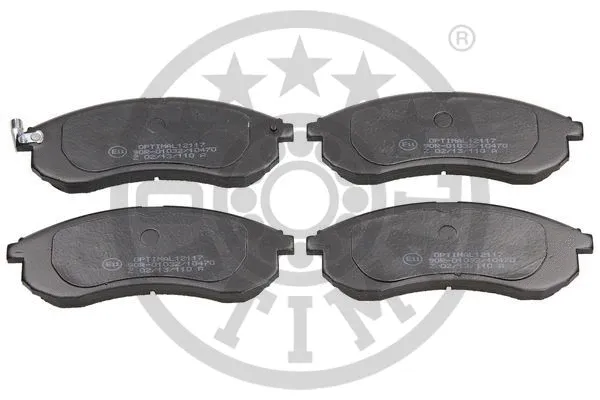 Brake Pad Set, disc brake (BP-12117)
