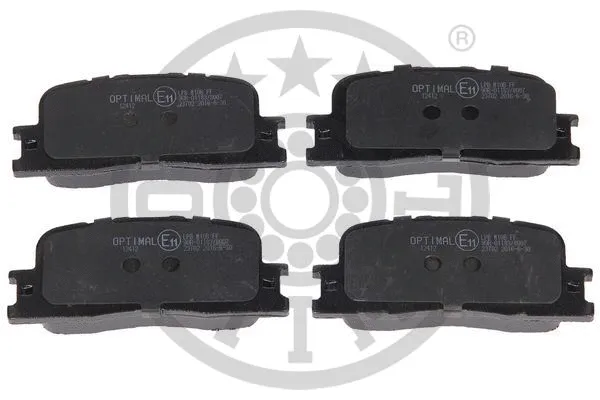 Brake Pad Set, disc brake (12412)