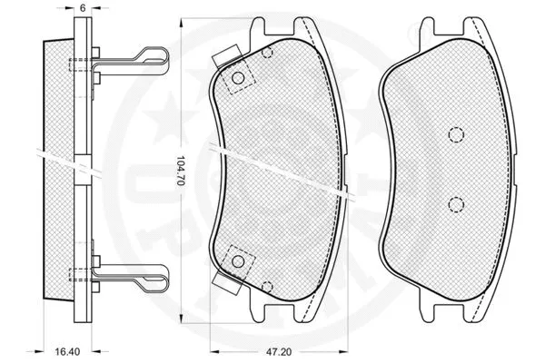 Brake Pad Set, disc brake