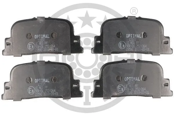 Brake Pad Set, disc brake (BP-12207)