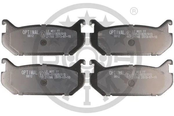 Brake Pad Set, disc brake (BP-09812)