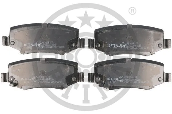 Brake Pad Set, disc brake (BP-12382)