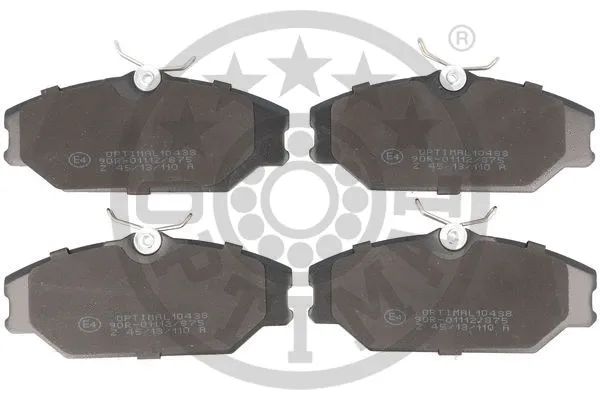 Brake Pad Set, disc brake (10438)