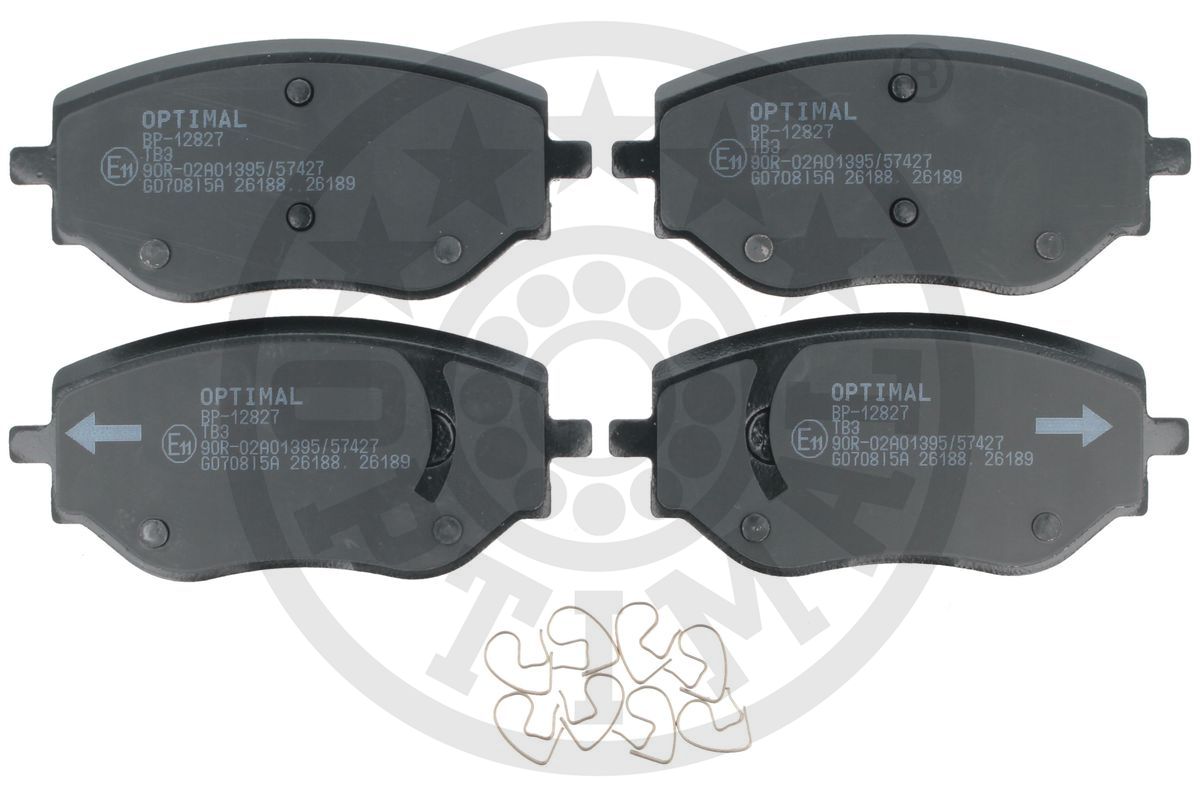 Brake Pad Set, disc brake (BP-12827)