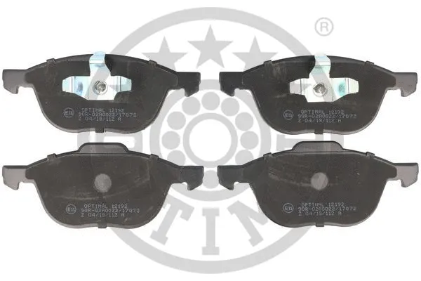 Brake Pad Set, disc brake (BP-12192)