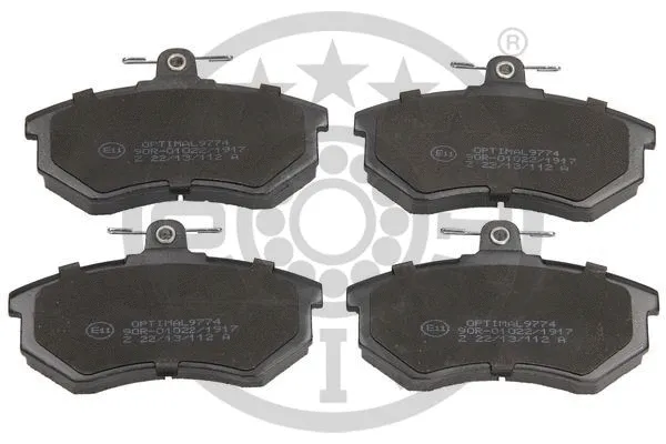 Brake Pad Set, disc brake (BP-09774)