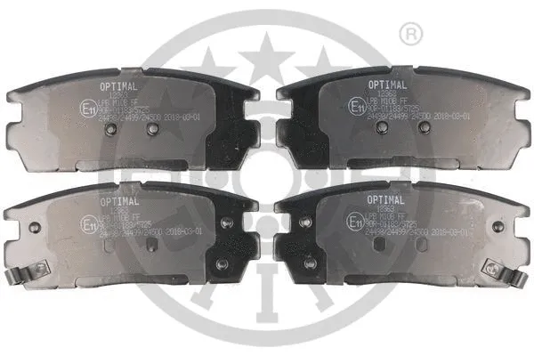 Brake Pad Set, disc brake (12363)