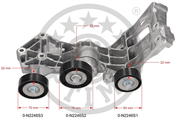 Belt Tensioner, V-ribbed belt (0-N2246)