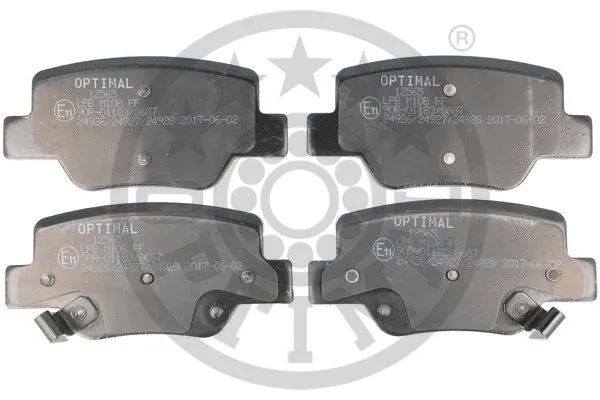 Brake Pad Set, disc brake (BP-12565)