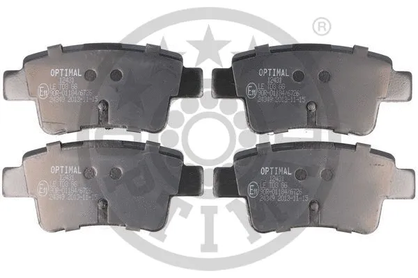 Brake Pad Set, disc brake (12431)