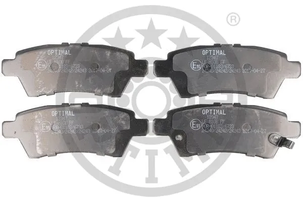 Brake Pad Set, disc brake (BP-12347)