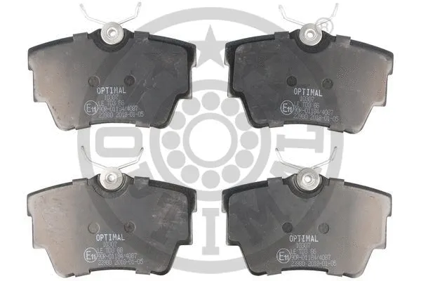 Brake Pad Set, disc brake (10307)