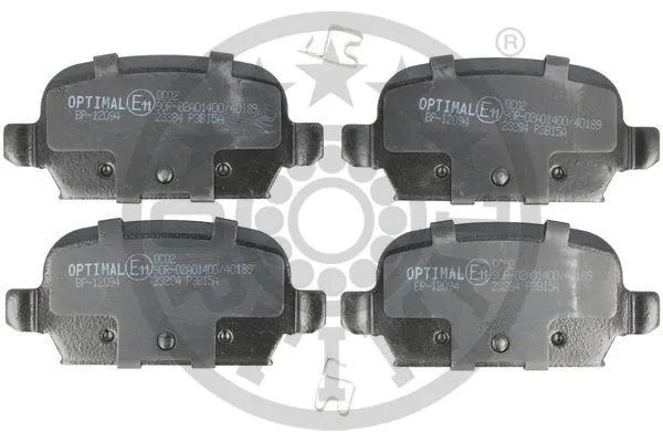 Brake Pad Set, disc brake (12094)