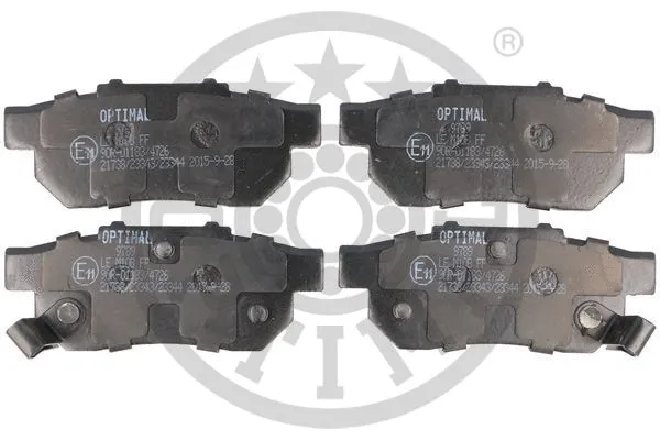Brake Pad Set, disc brake (9789)