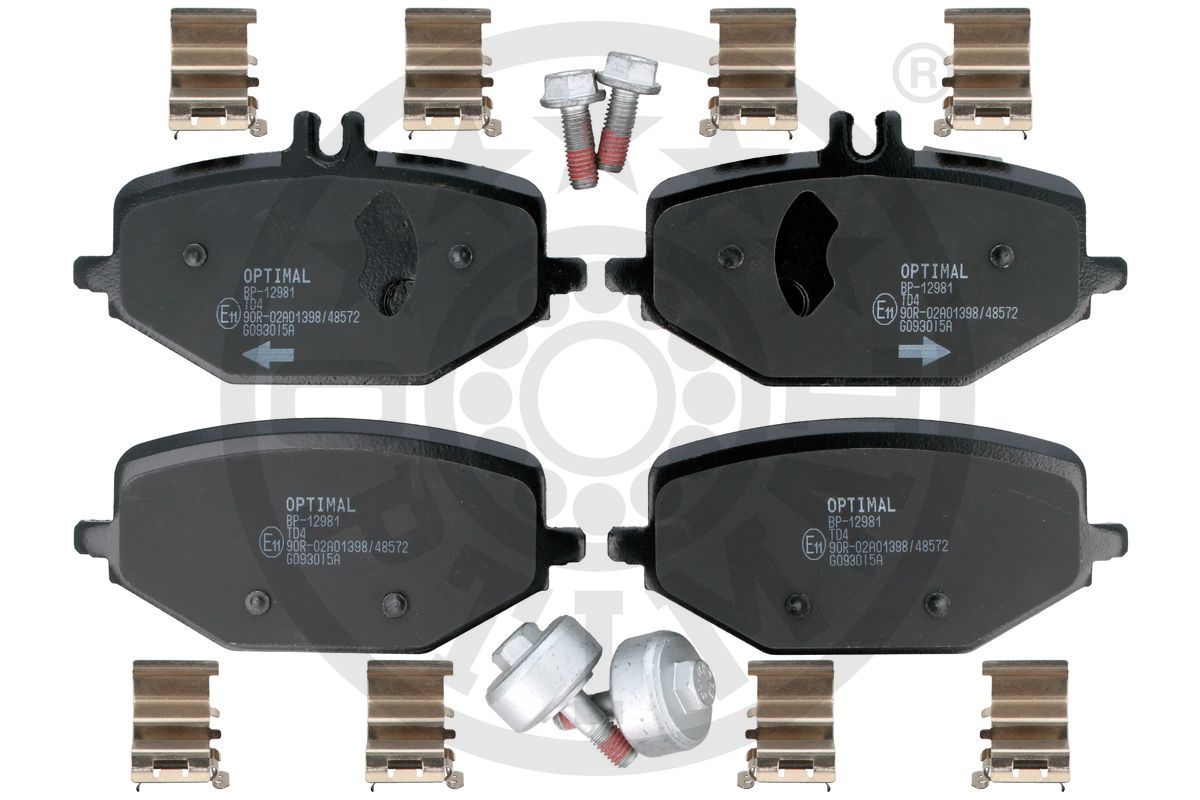 Brake Pad Set, disc brake (BP-12981)