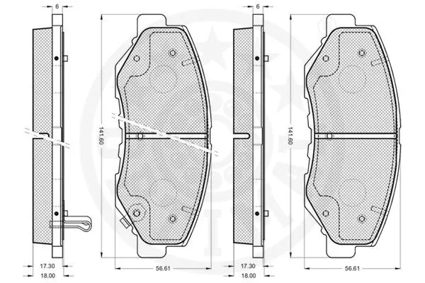 Brake Pad Set, disc brake