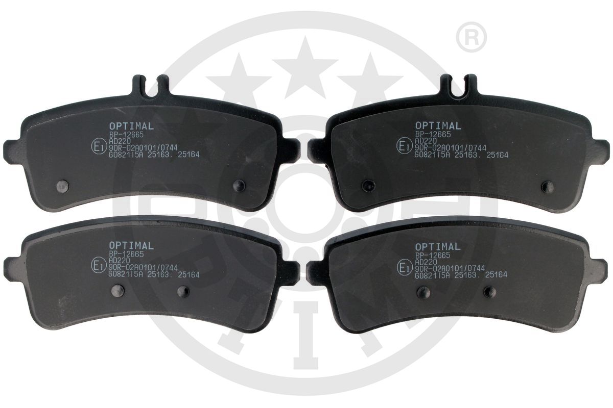 Brake Pad Set, disc brake (BP-12665)