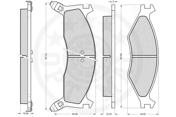 Brake Pad Set, disc brake