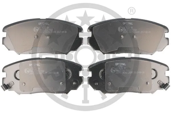 Brake Pad Set, disc brake (BP-12361)