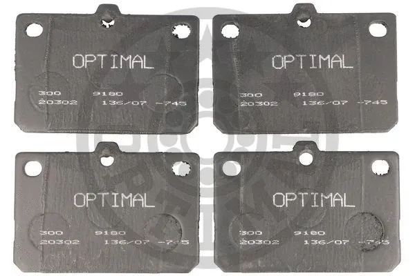 Brake Pad Set, disc brake (9180)