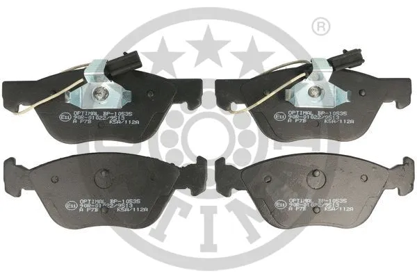 Brake Pad Set, disc brake (BP-10535)