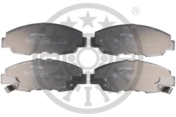 Brake Pad Set, disc brake (9653)