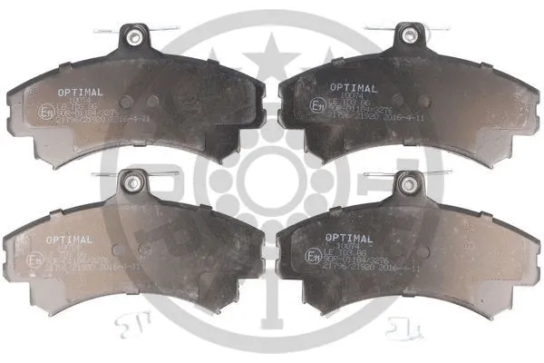 Brake Pad Set, disc brake (BP-10074)