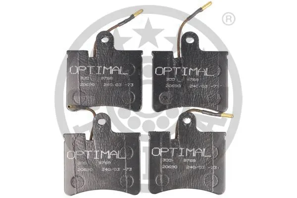 Brake Pad Set, disc brake (9253)