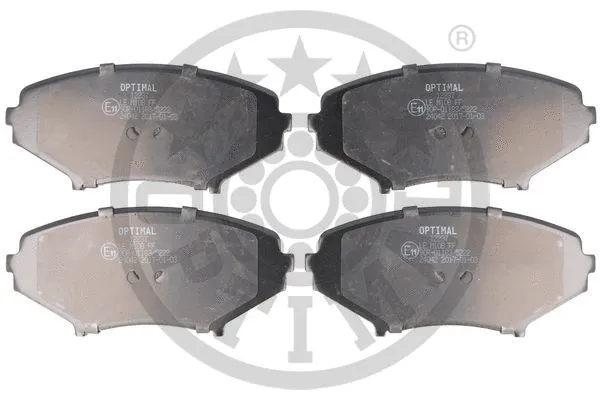 Brake Pad Set, disc brake (BP-12237)