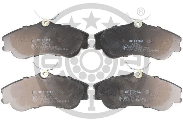 Brake Pad Set, disc brake (63400)