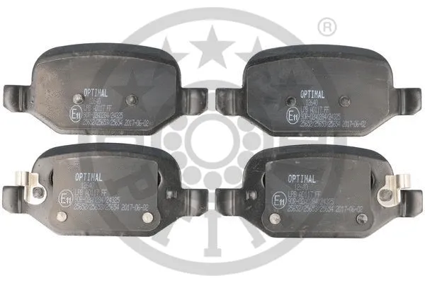 Brake Pad Set, disc brake (12640)
