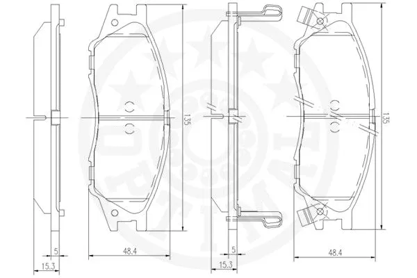 Brake Pad Set, disc brake