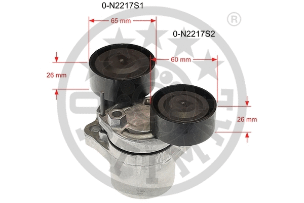 Belt Tensioner, V-ribbed belt (0-N2217)