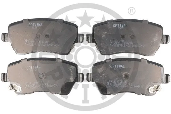 Brake Pad Set, disc brake (12567)