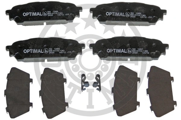 Brake Pad Set, disc brake (12406)