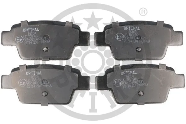 Brake Pad Set, disc brake (BP-86100)