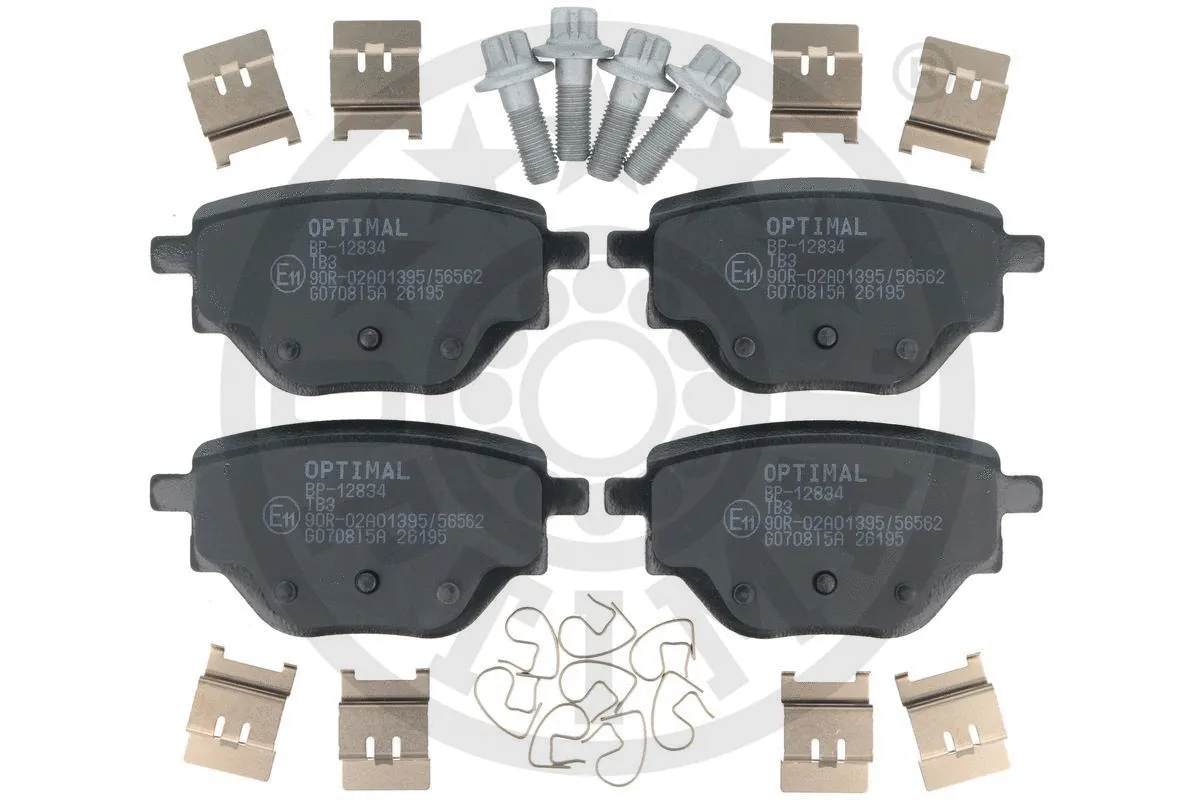 Brake Pad Set, disc brake (BP-12834)