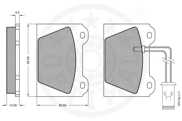 Brake Pad Set, disc brake