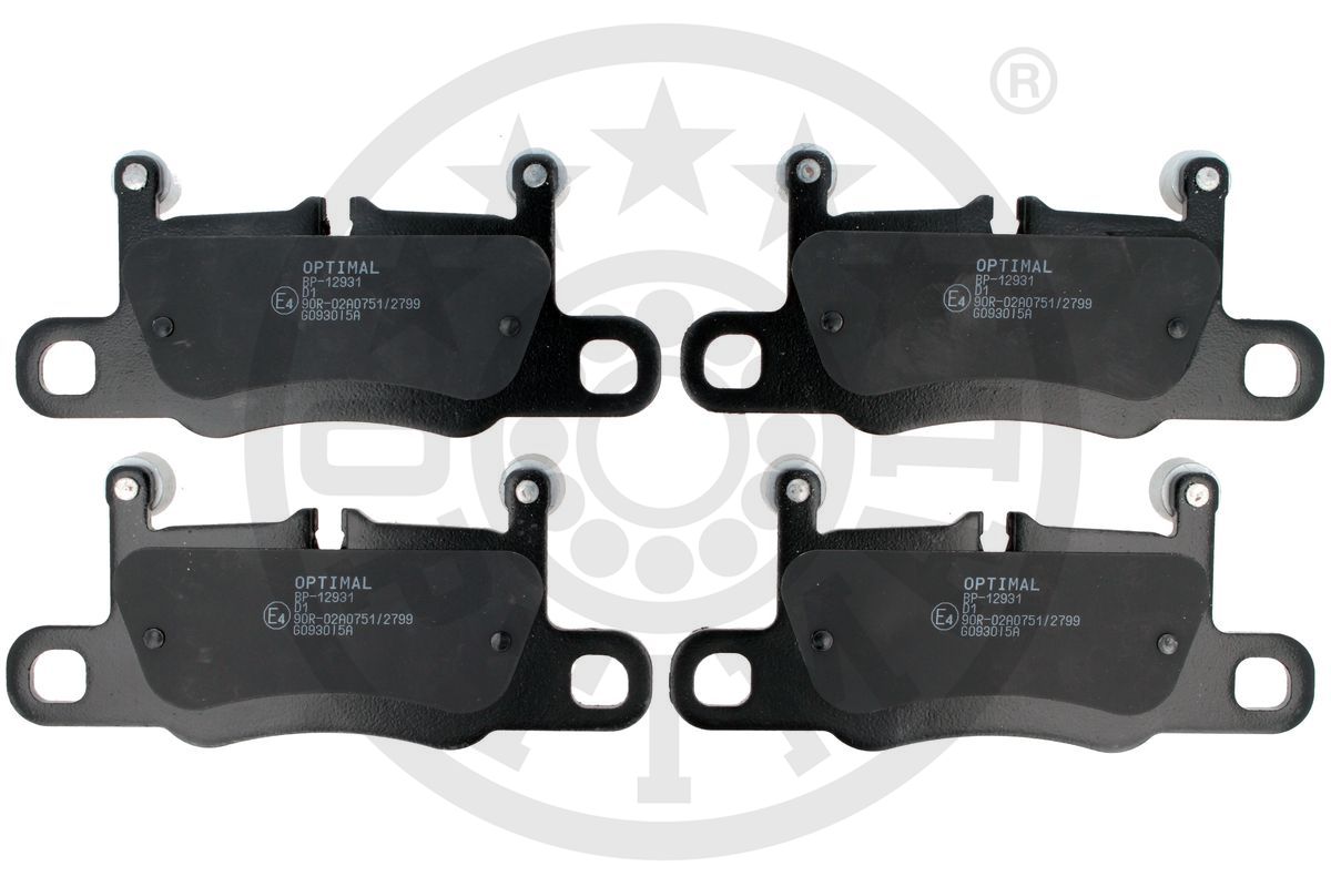 Brake Pad Set, disc brake (BP-12931)