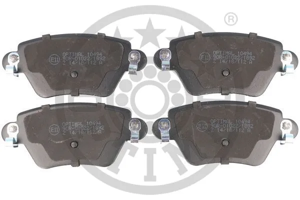 Brake Pad Set, disc brake (10494)