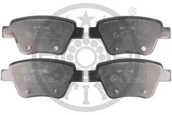 Brake Pad Set, disc brake (BP-12449)